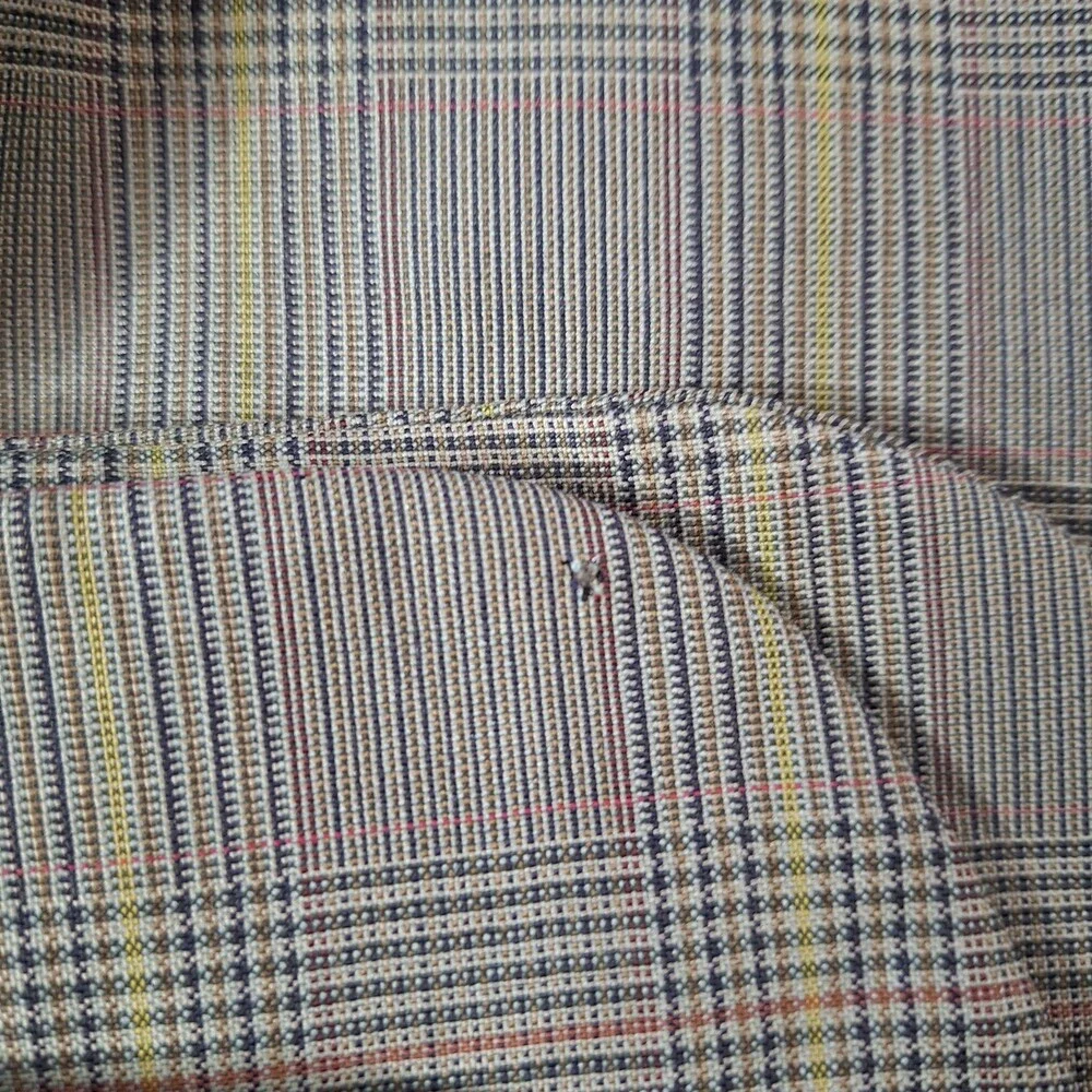 Valentino Uomo Blazer Mens 52R Green Plaid Virgin Wool Sport Coat Made Italy